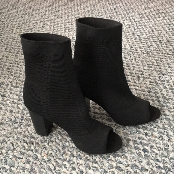Massimo Shoes - Open Toe Heeled Boots